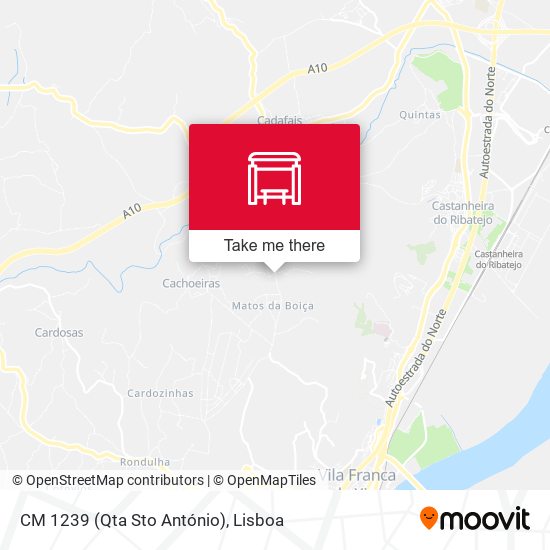 CM 1239 (Qta Sto António) map