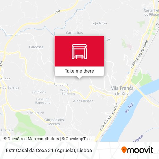 Estr Casal da Coxa 31 (Agruela) map