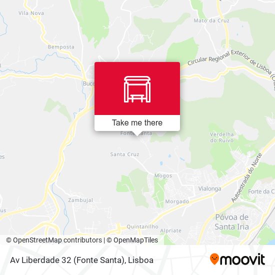 Av Liberdade 32 (Fonte Santa) map