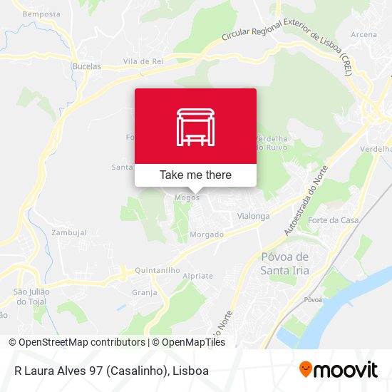 R Laura Alves 97 (Casalinho) map
