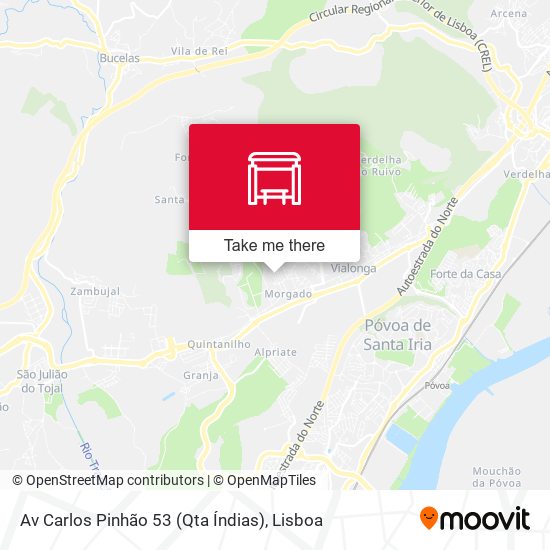 Av Carlos Pinhão 53 (Qta Índias) mapa