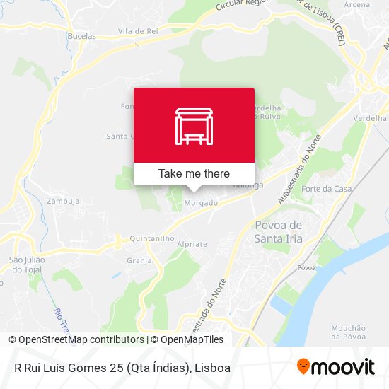 R Rui Luís Gomes 25 (Qta Índias) map