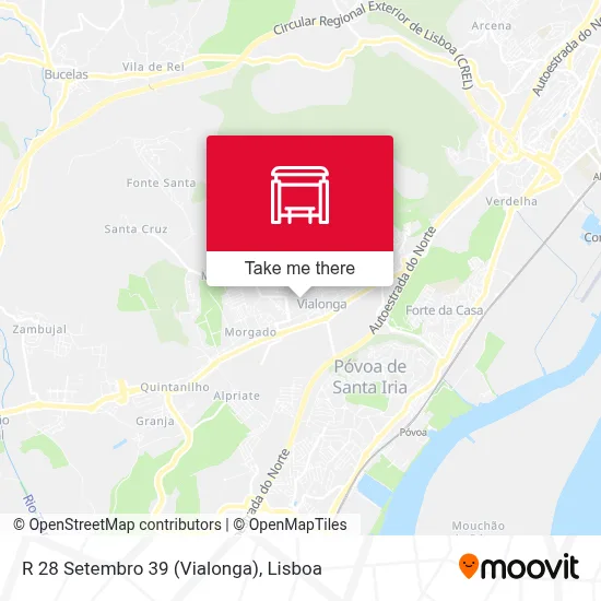 R 28 Setembro 39 (Vialonga) mapa