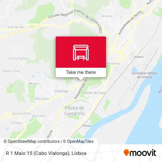 R 1 Maio 15 (Cabo Vialonga) map