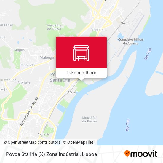 Póvoa Sta Iria (X) Zona Indústrial map