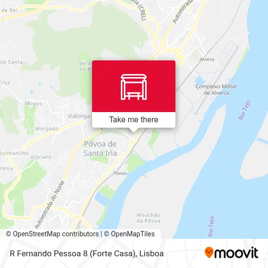 R Fernando Pessoa 8 (Forte Casa) map