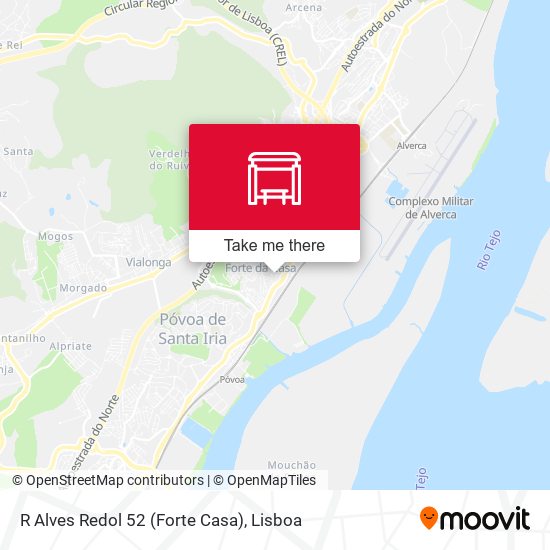 R Alves Redol 52 (Forte Casa) mapa