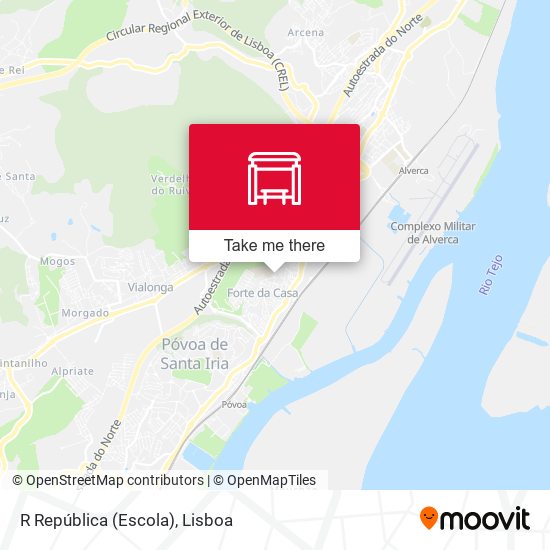 R República (Escola) mapa
