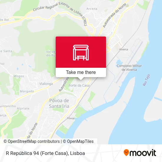 R República 94 (Forte Casa) map