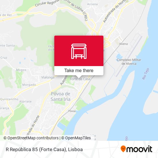 R República 85 (Forte Casa) map