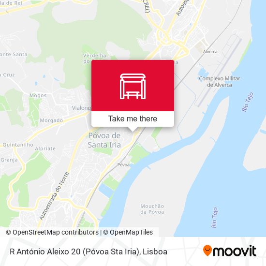 R António Aleixo 20 (Póvoa Sta Iria) map
