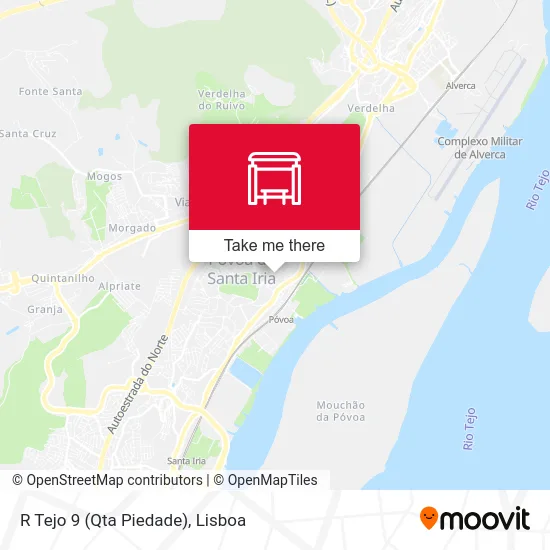 R Tejo 9 (Qta Piedade) map