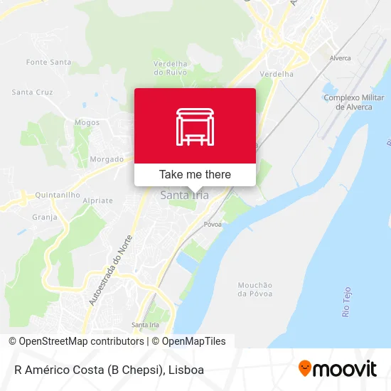 R Américo Costa (B Chepsi) map