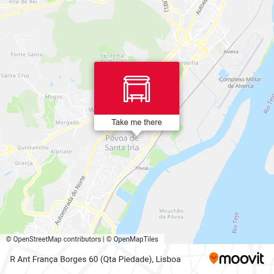R Ant França Borges 60 (Qta Piedade) map