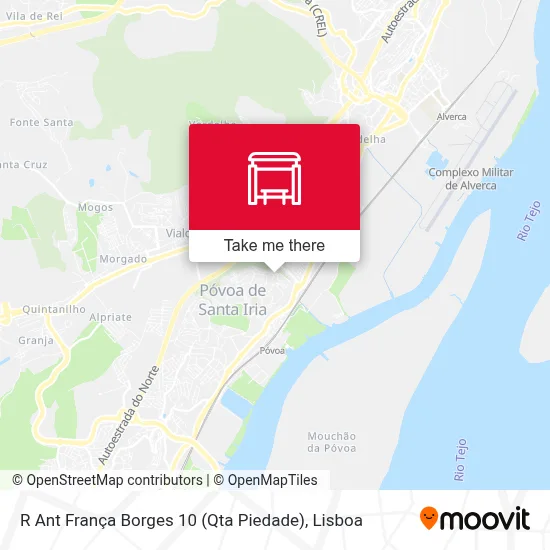 R Ant França Borges 10 (Qta Piedade) map