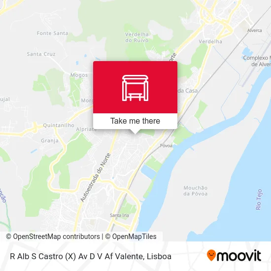 R Alb S Castro (X) Av D V Af Valente map