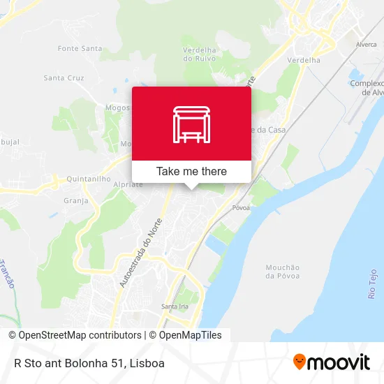 R Sto ant Bolonha 51 map