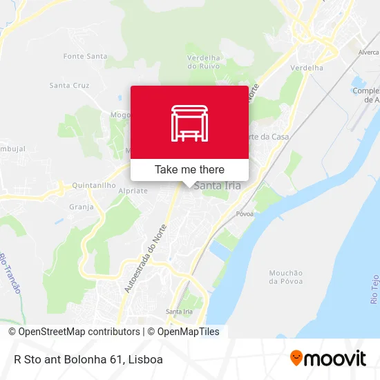 R Sto ant Bolonha 61 map