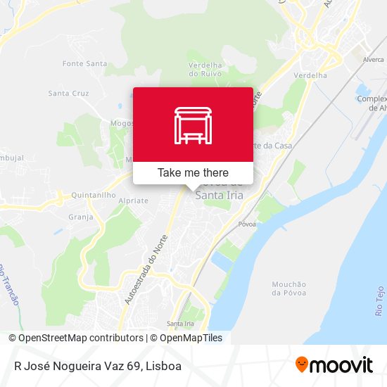 R José Nogueira Vaz 69 mapa