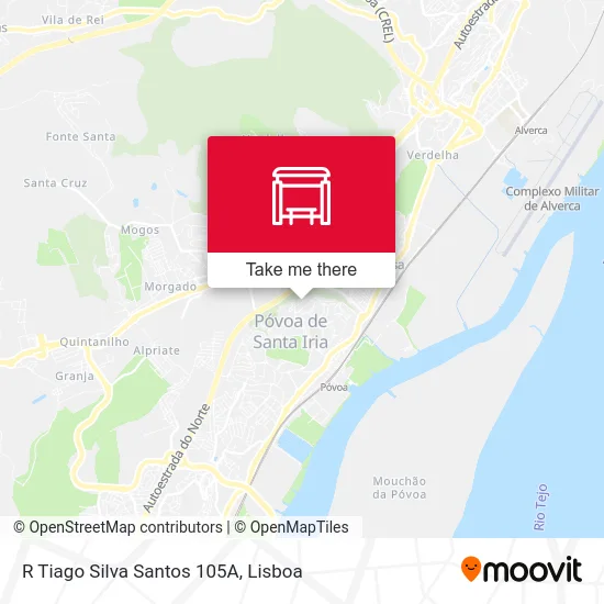 R Tiago Silva Santos 105A map