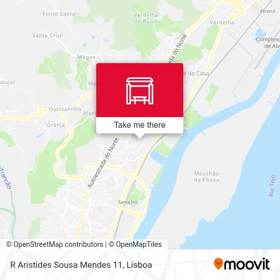 R Aristides Sousa Mendes 11 map