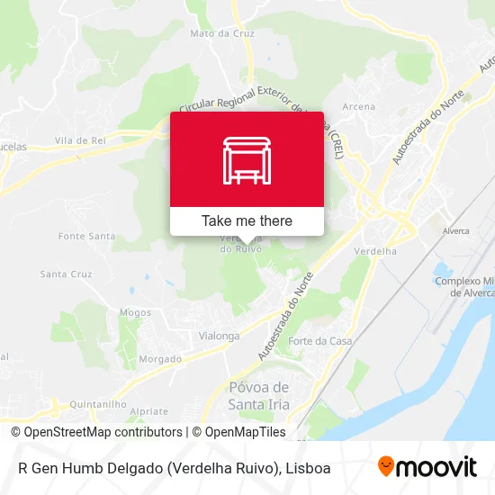 R Gen Humb Delgado (Verdelha Ruivo) map