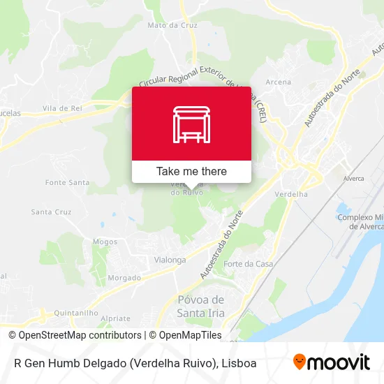 R Gen Humb Delgado (Verdelha Ruivo) map