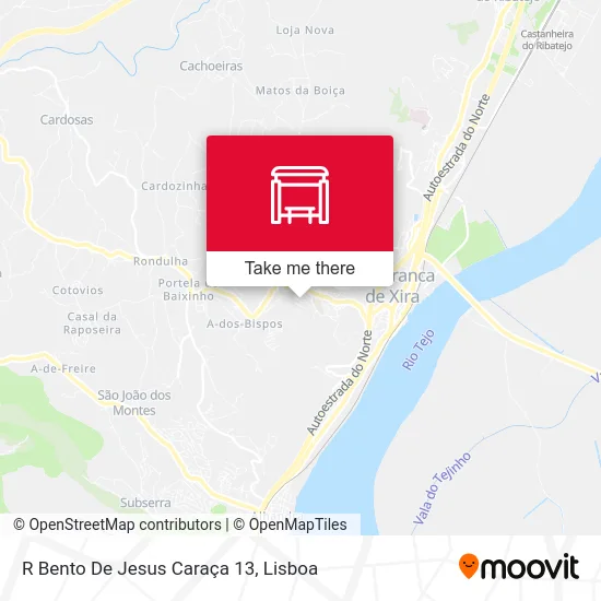 R Bento De Jesus Caraça 13 map