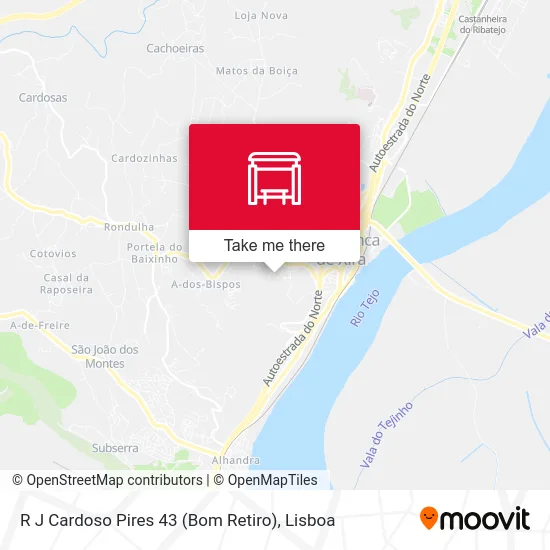 R J Cardoso Pires 43 (Bom Retiro) map