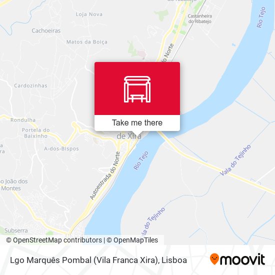 Lgo Marquês Pombal (Vila Franca Xira) map