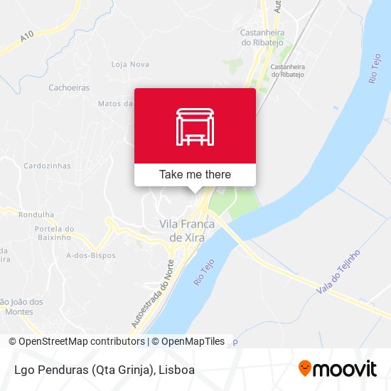 Lgo Penduras (Qta Grinja) mapa