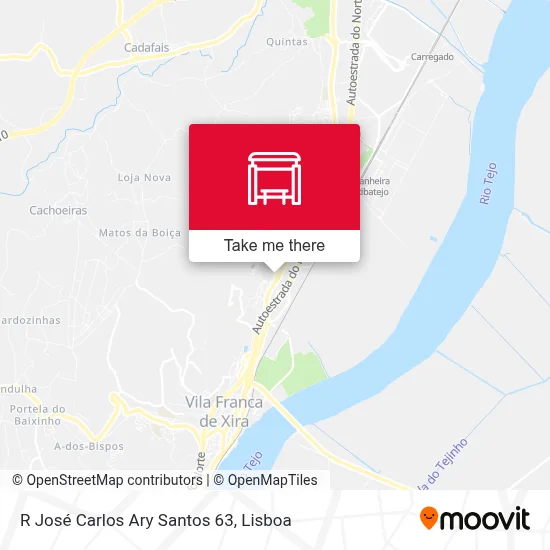 R José Carlos Ary Santos 63 map