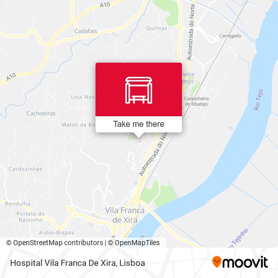 Hospital Vila Franca De Xira map