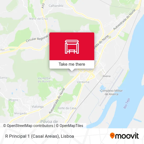 R Principal 1 (Casal Areias) map