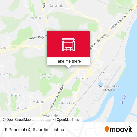 R Principal (X) R Jardim map