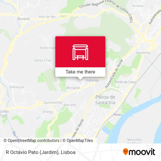 R Octávio Pato (Jardim) map