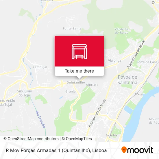 R Mov Forças Armadas 1 (Quintanilho) map