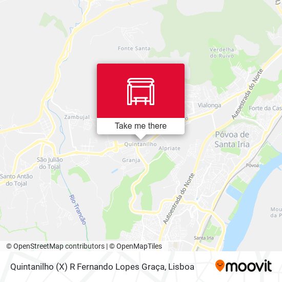 Quintanilho (X) R Fernando Lopes Graça map