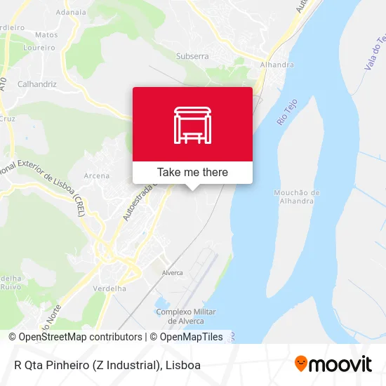 R Qta Pinheiro (Z Industrial) map