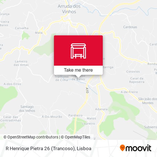 R Henrique Pietra 26 (Trancoso) map