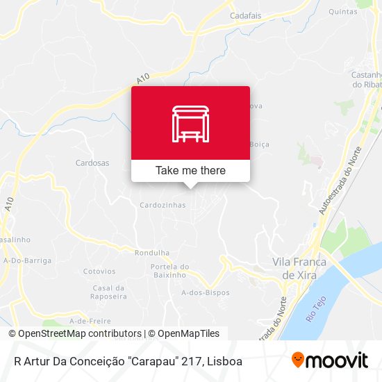 R Artur Da Conceição "Carapau" 217 map