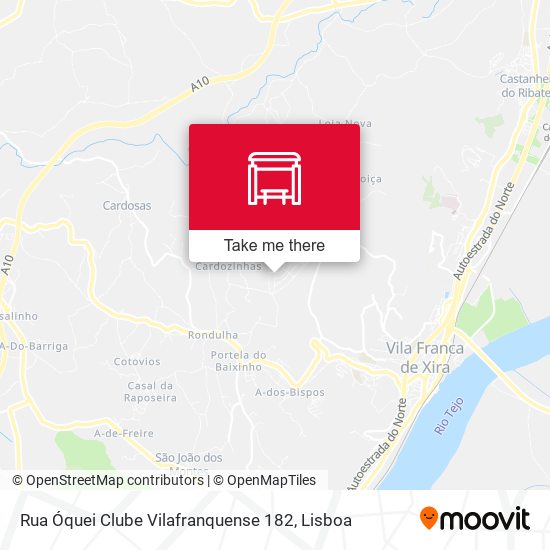 Rua Óquei Clube Vilafranquense 182 map