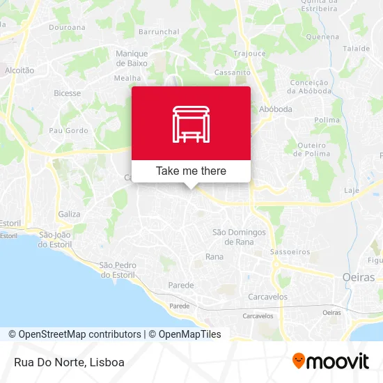 Rua Do Norte map