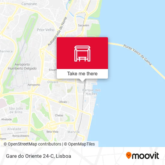 Gare do Oriente 24-C map