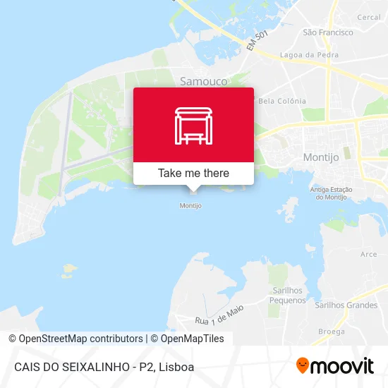 CAIS DO SEIXALINHO - P2 map