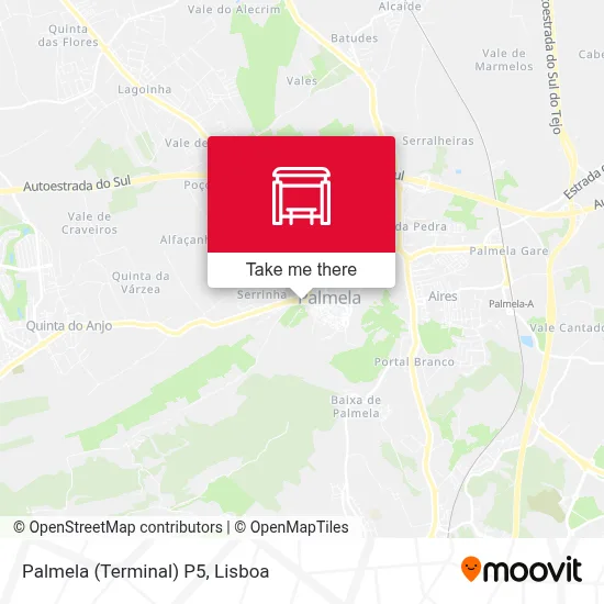 Palmela (Terminal) P5 map