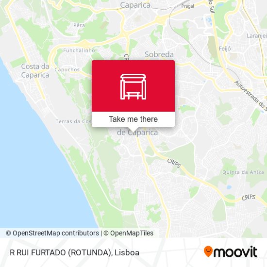 R RUI FURTADO (ROTUNDA) mapa