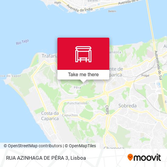 RUA AZINHAGA DE PÊRA 3 map