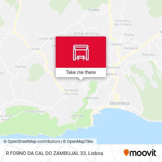 R FORNO DA CAL DO ZAMBUJAL 33 map