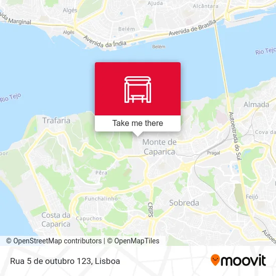 Rua 5 de outubro 123 map